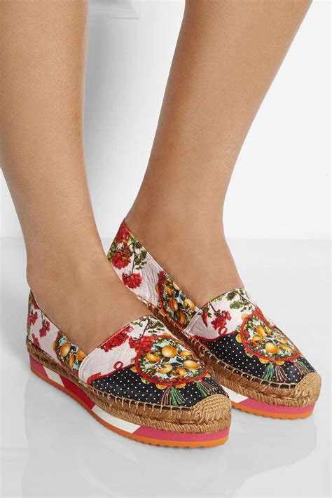 dolce gabbana espadrille|dolce gabbana brocade.